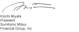 Sumitomo Mitsui Financial Group Inc. President Koichi Miyata