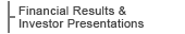Financial Results & Investor Presentations