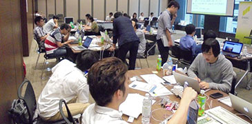 「ミライハッカソン」開催風景A