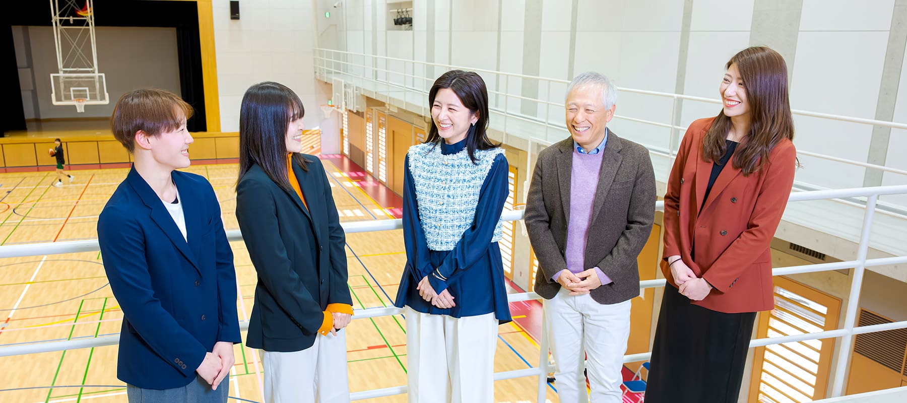 左より島村きらら氏、中村和泉氏、宇賀なつみ氏、福留朗裕氏、久冨彩乃氏