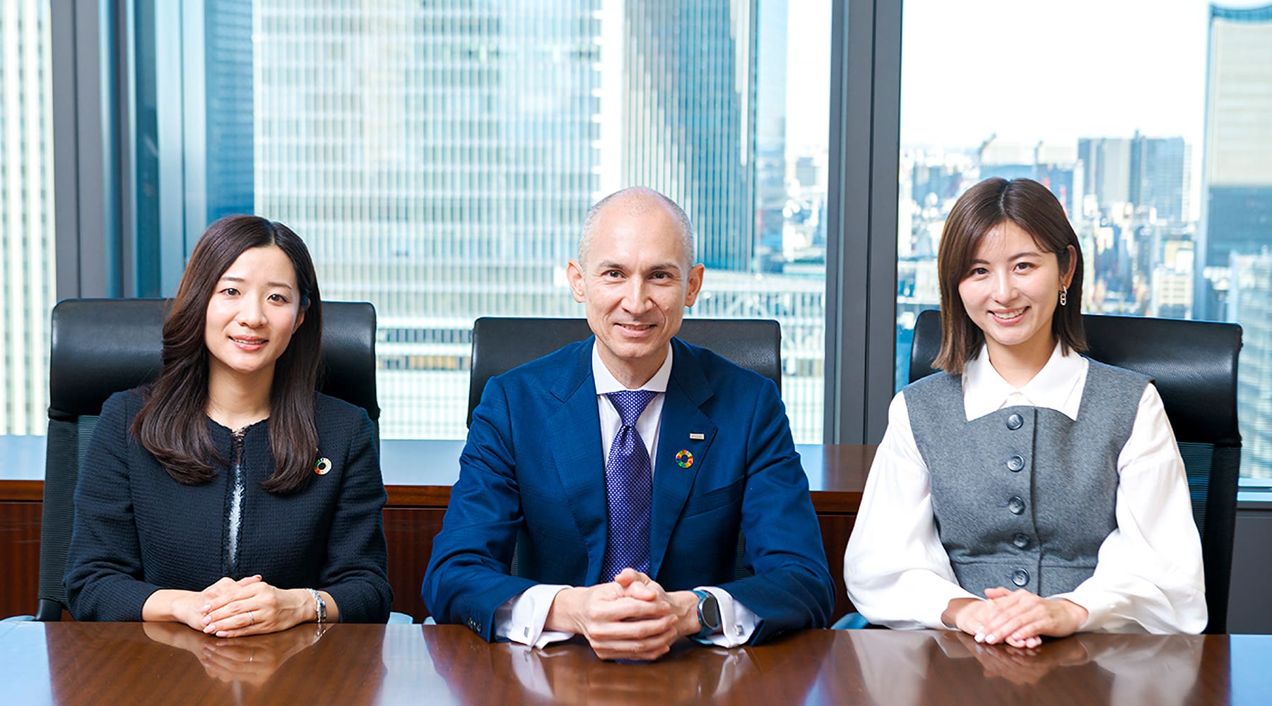 左より竹下恵美氏、シェーファー・平ダーヴィッド氏、宇賀なつみ氏