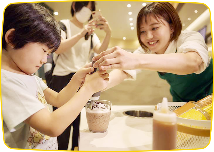 キッズバリスタ体験会