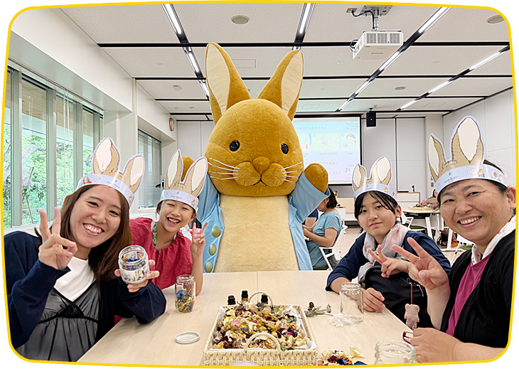 “もったいない”を“あたらしさ”へピーターラビット™と共に考える新しい花のかたち