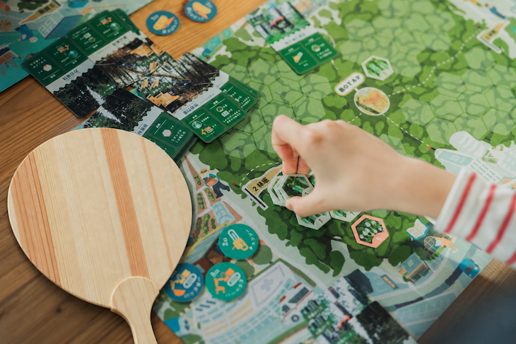 つくって、遊んで、森を学ぼう！～うちわづくりとFOREST BALANCEゲーム～