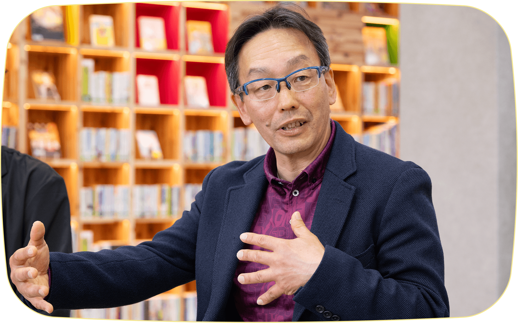 野菜の魅力と楽しさを伝える活動を行うカゴメの吉田さん。今回「アトリエ・バンライ-ITABASHI-」のために特別なプログラムを開発