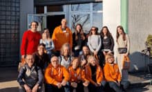 ñt[hoNĉłBanco Alimentareɂă{eBAs܂BWe conducted a volunteer activity at Banco Alimentare, a local food bank organization.