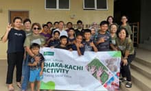 Caring For the Future Malaysia children's homeK₵ASqǂƂ̌𗬉s܂BFrom heart to action: Supporting the Next Generation in Labuan Malaysia