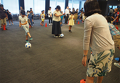 ブラインドサッカー体験(日興)